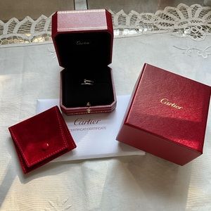 Cartier White Gold Juste Un Clou Small Ring 49